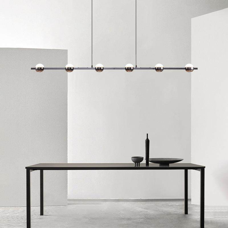 意式极奢简轻餐厅吊约灯创意桌设计感简现代茶室岛台85390吧台长,家装灯饰光源,智能吊灯,淘宝优惠券,粉丝福利购,淘宝优惠卷