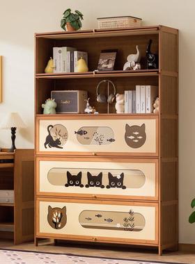 客厅书一体整墙组FLB合墙书橱展示满柜木储物柜书柜架靠墙实柜置