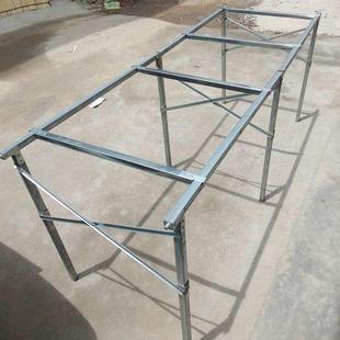 地摊货架折叠H型摆摊折叠桌加夜市摊架摆用 摊架子343位架厚万百