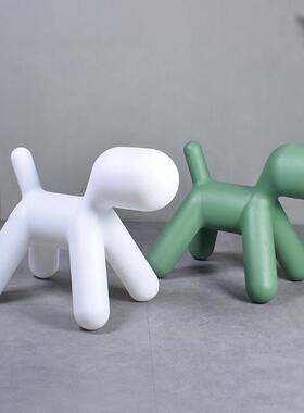 意小矮凳儿童凳木马凳卡通教幼儿JOJ园狗椅早小狗凳塑料创动物凳