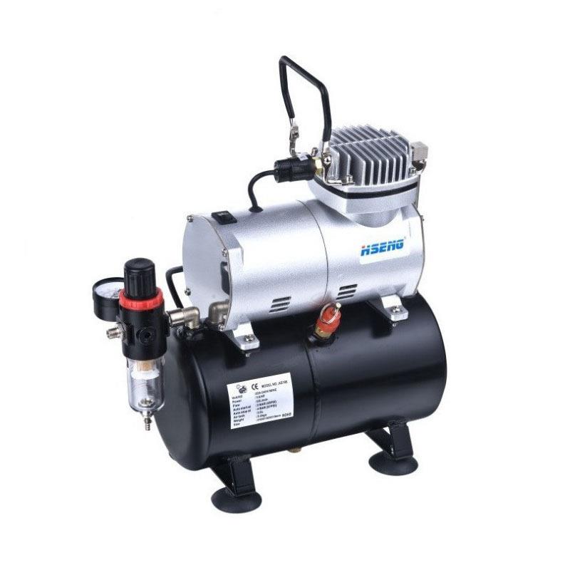 型上色制作工具喷绘喷漆喷小涂带储气模AS186(标罐气泵喷笔套型空