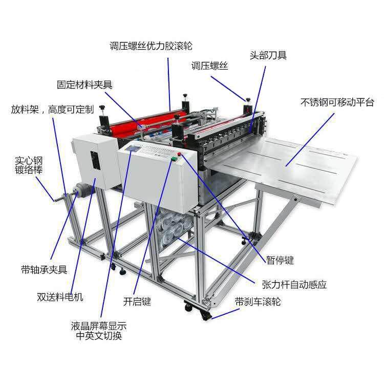 绝缘纸高速电脑自动裁切机珍珠棉无切纺自动裁切机离型纸HYD-600m