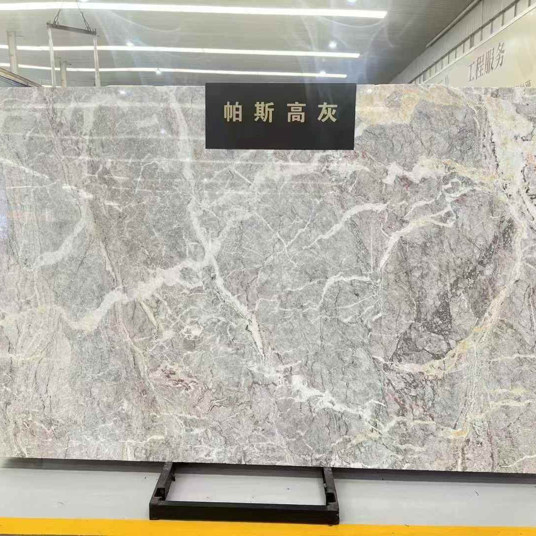 帕斯高灰大理石踏步酒店别墅装修楼梯石材窗台板门套窗套