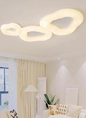 客厅吸顶创意曲奇朵奶油风云大厅灯现代简约款72598个新性卧室灯l