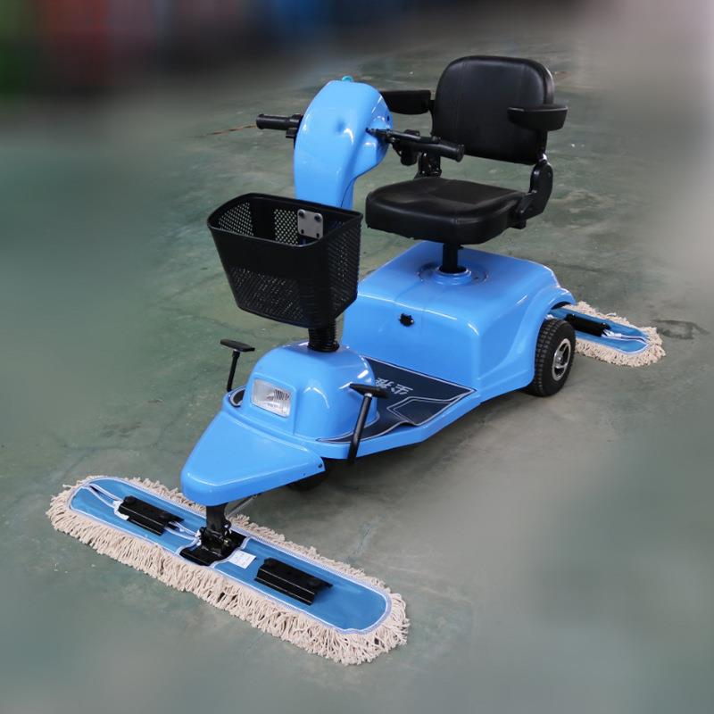 驾式动尘推车充电式动牵314尘车物业扫驶地车拖地车电商场电尘推