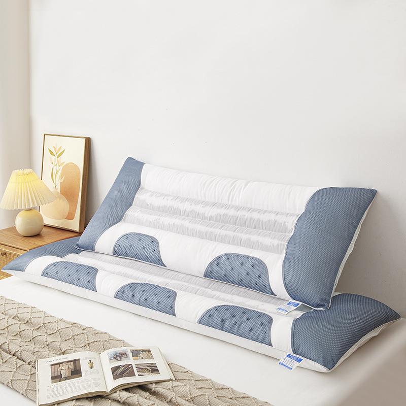 新款小半圆明子亲子情2025310J侣双人1.8决长枕头四m季款家枕芯用