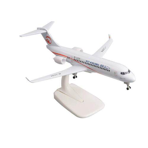 20cm合金仿真一二三航空ARJ21飞机模型客机C909拼装静态摆件品
