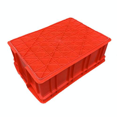 直供450-160塑料周转箱红色内径450*320*160物料箱产品废料周转箱