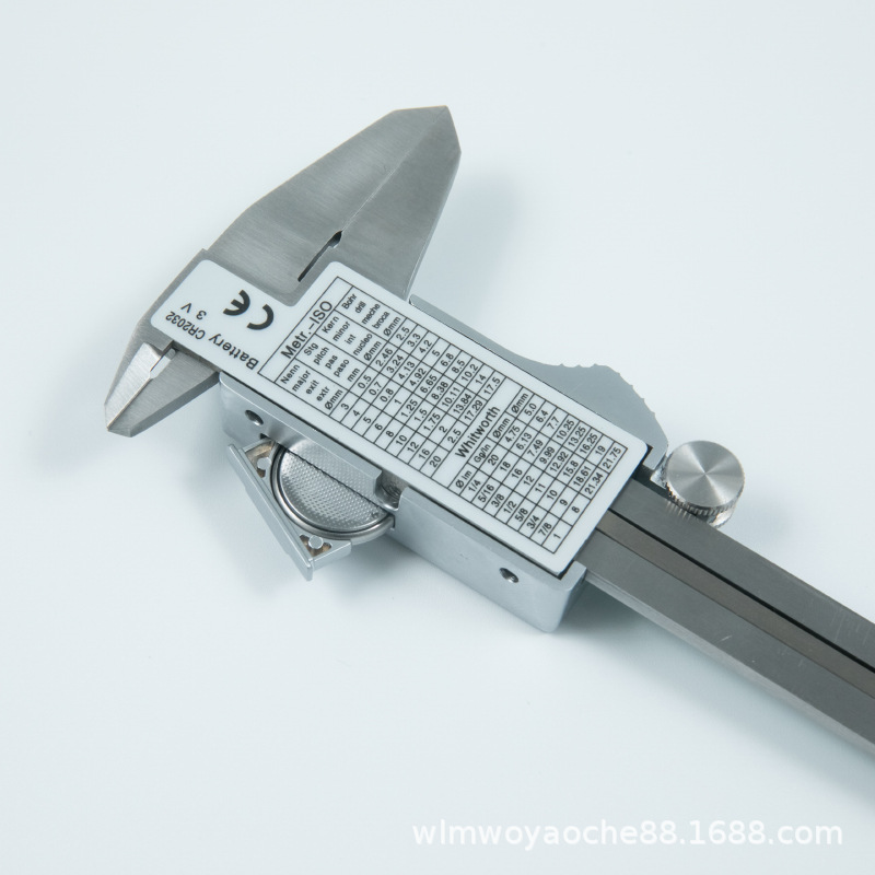 供应不锈钢全屏幕数显卡尺 不锈钢显数不锈钢游标卡尺高精度