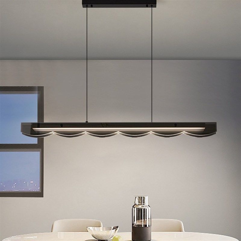 2025年新款意式轻奢餐厅灯波浪岛台玻璃高端餐桌灯具创意餐厅吊灯,家装灯饰光源,客厅吊灯,淘宝优惠券,粉丝福利购,淘宝优惠卷