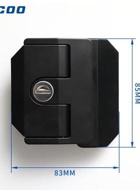 斯科锁外装头舌锁工业锌合金门车户外移动器材箱房工具箱锁A79418