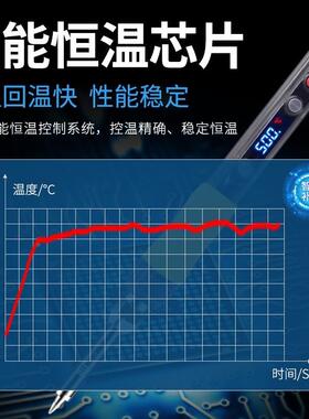 德士ES数显电烙铁恒D温可调温瓦自动休眠VVG70100W洛铁电130W大功