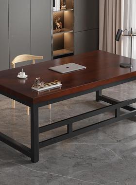 写书桌字书字书桌电桌脑MG-73185桌台式双人卧室办公生学简约长桌