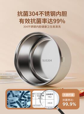 多钢层温饭盒微波炉加热餐上班族成人大容量带饭提桶不保锈便WRG