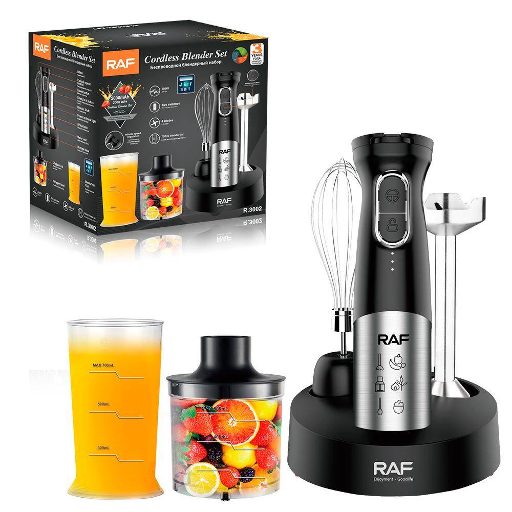 RA欧规便携家用手持式电动不锈钢食物搅拌3器拌料理棒搅机MIO0F0
