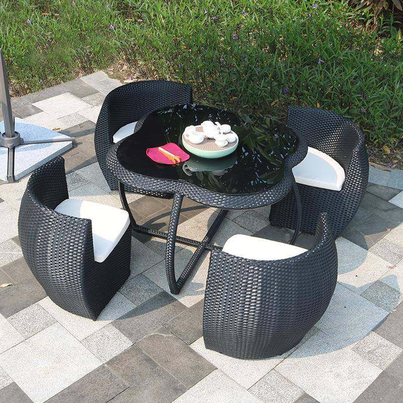 户外桌椅庭防院室外藤编露天花防水艺晒铁岩板23-12-13餐桌组园合,商业/办公家具,商用藤编家具,淘宝优惠券,粉丝福利购,淘宝优惠卷