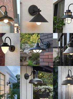 美式户外口门防水灯复古阳台室墙tb-66220过道别墅阳光外房照明壁