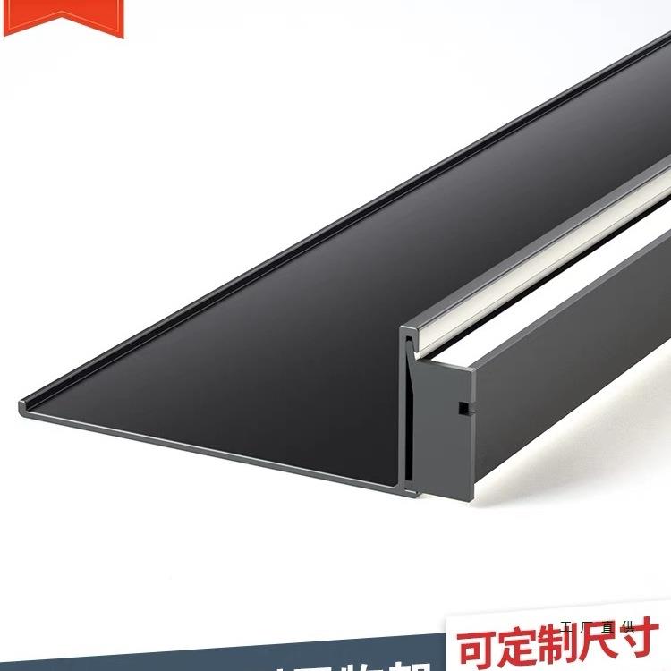 合金置物架L型隔板壁TYH挂式金板搁铝活动层板收纳属展示架轻奢书