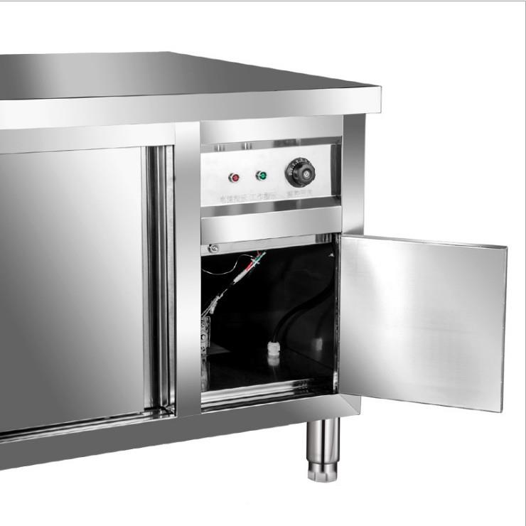 家直销商用不锈暖钢碟工作台移门保厂温柜厨房碗TZO柜消恒温设毒