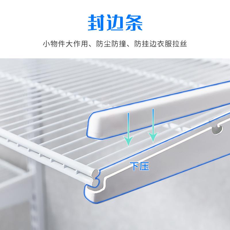 2步入式放XVK衣帽架间金属米简易开衣柜钢架小户型壁挂式组装衣橱