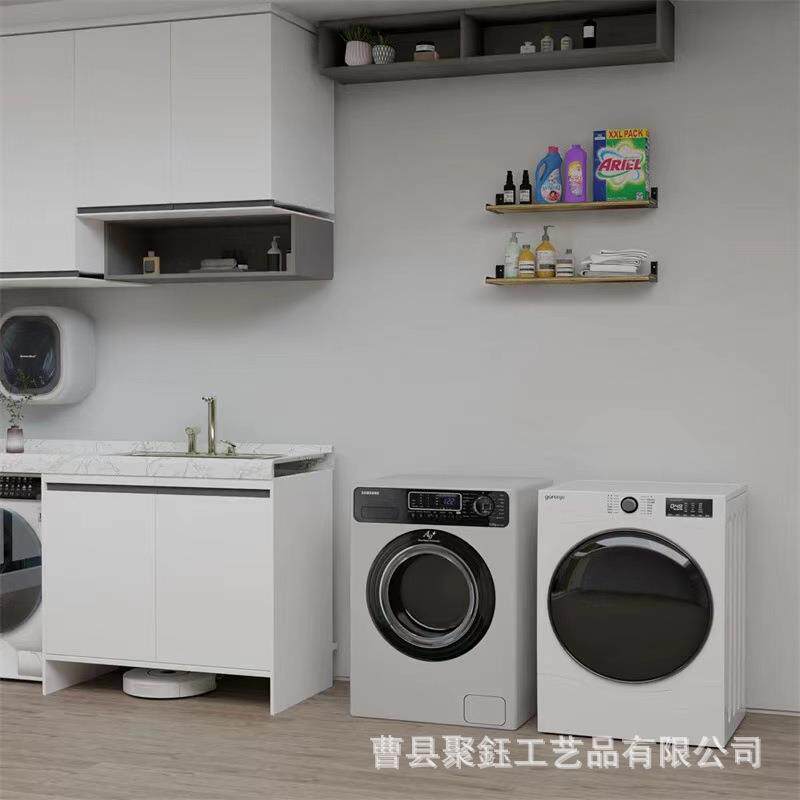 木厨制置物架架复古墙壁装饰架浮动架搁板书客架厅房货无品牌/实