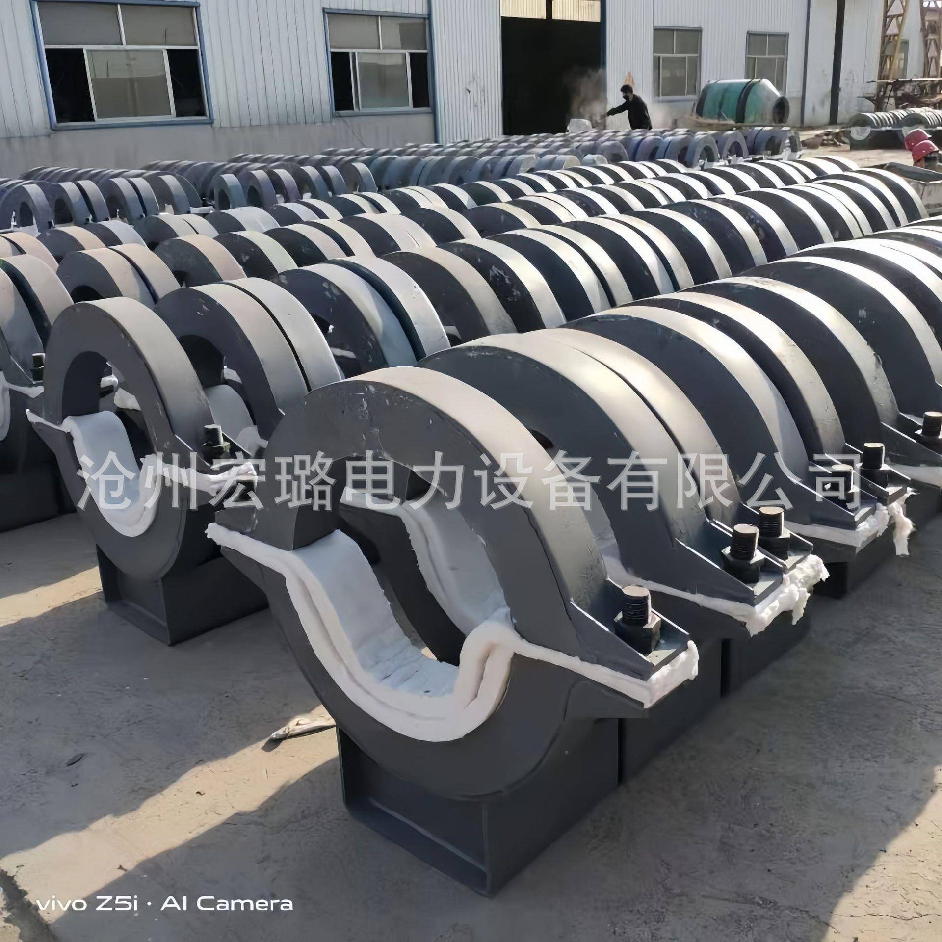 蒸汽管道空隔热管托长输低能蛭ZPN石隔架热管托宏璐电力耗准标制