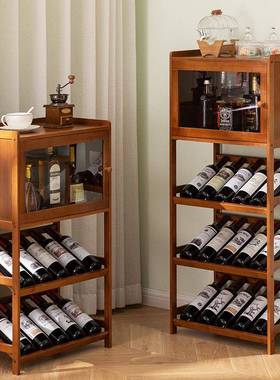 子红家酒架子21923置物架用小酒柜酒放格吧台展示架酒装饰简易实