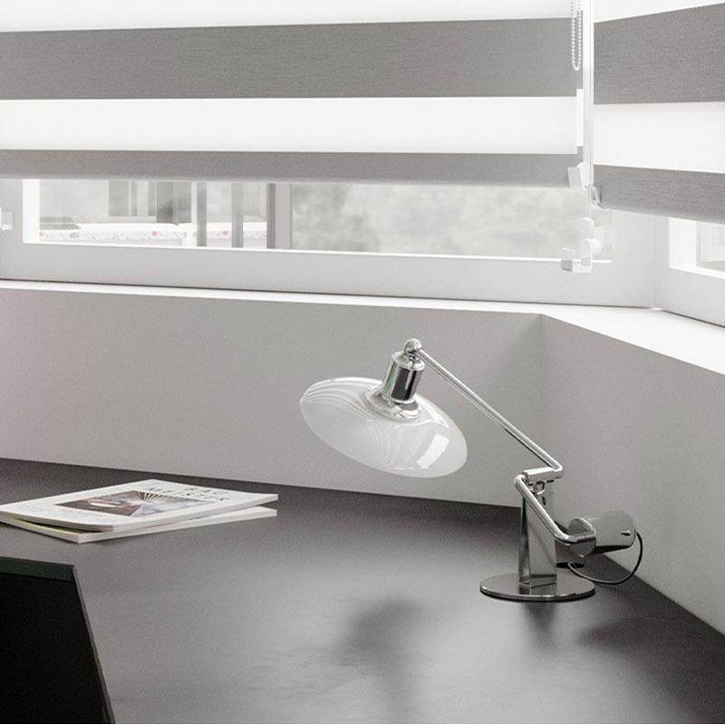 丹复麦典中古vintage书191头桌钢琴灯经古设计卧室床可调节玻璃台