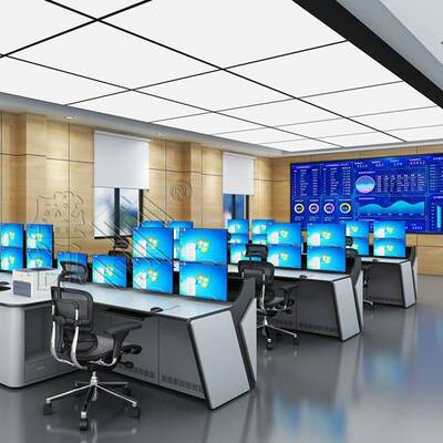 应急指挥中心操作台工作电脑桌安防调度台监控室控制台多功能