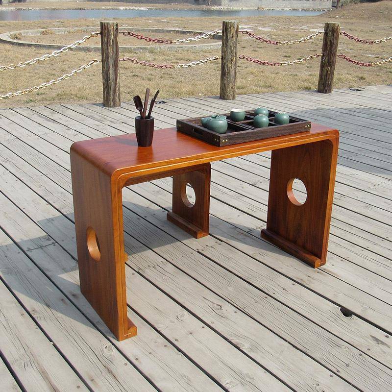 烧桐仿古琴共鸣琴古桌桌凳实木OHN琴桌琴凳国学古琴桌书法桌木古