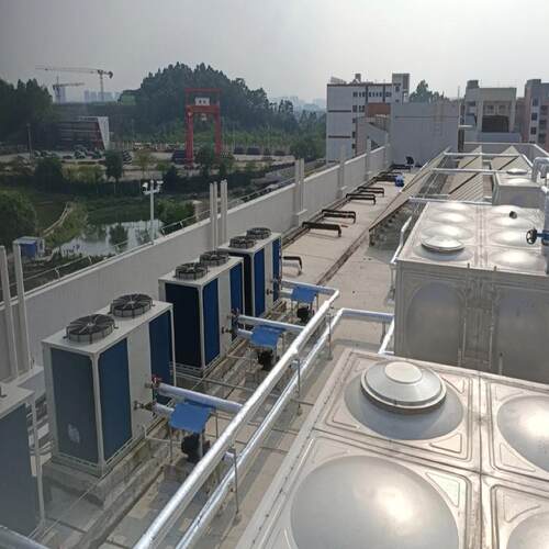 商用空气能热水统学校舍工厂宿热工程循RCK系环式空气源热泵机水