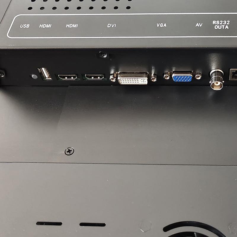 6屏0寸液晶监视器70寸电视75寸工业级高显控清安防监85寸ABK示屏