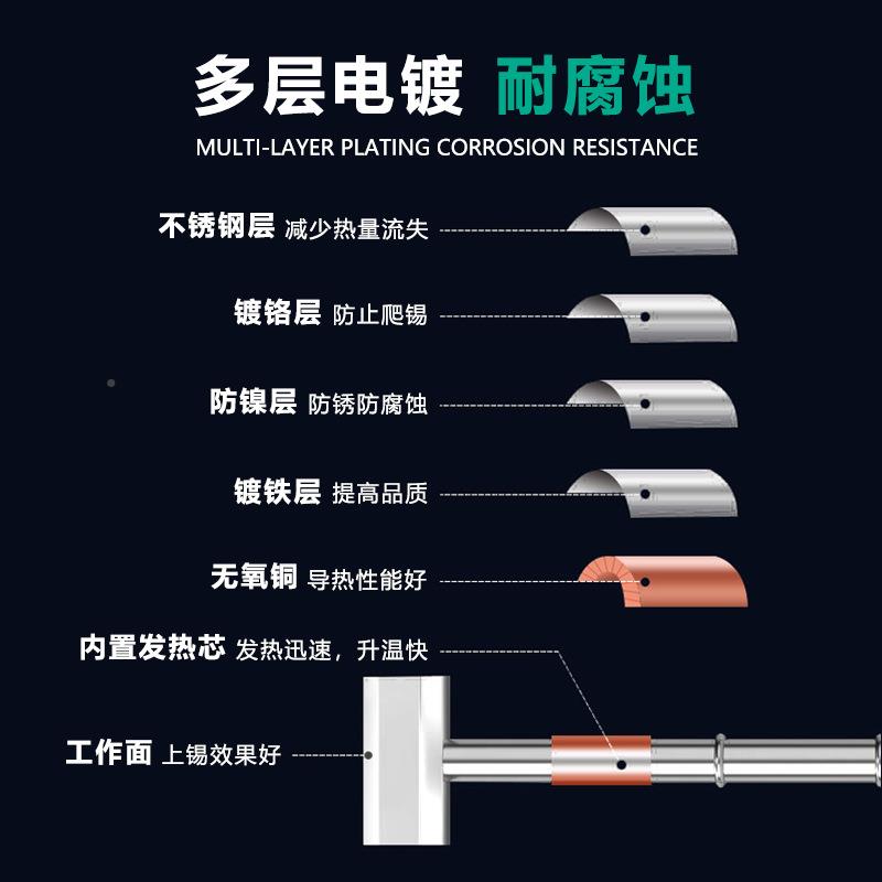 无洛铁头厂家T12铲型烙铁头电子焊维修铅接焊台专T12用电烙铁头工