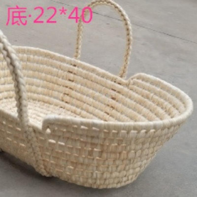 编婴儿篮子手提篮LEJ宝睡蓝月子提拍照躺外出平便携手婴儿宝篮