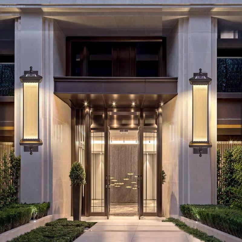 大太阳室能壁灯新中XL-001式户外庭院灯防水超亮阳台花园别墅外门