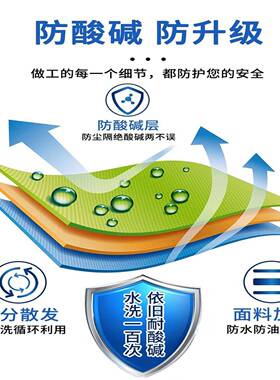 防护服PXM服体耐酸化碱防连轻型化学实验室生化化工厂可水洗实用