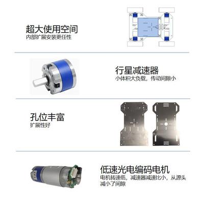 驱底盘ROS机器人越野室外小四462车Or驾inNX自车动驶4WD雷达