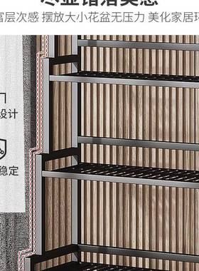 花架阳台置物架985阶托梯式t多植物多肉层花盆架铁艺花架子客厅落