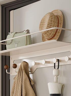 门后置物NVV挂创意轻奢门上挂衣架架衣加钩长背高服门钥匙挂衣钩