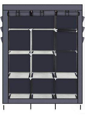 爆款三衣列八格易纳无纺布柜防尘收衣FCM橱架收纳简柜厂家直销