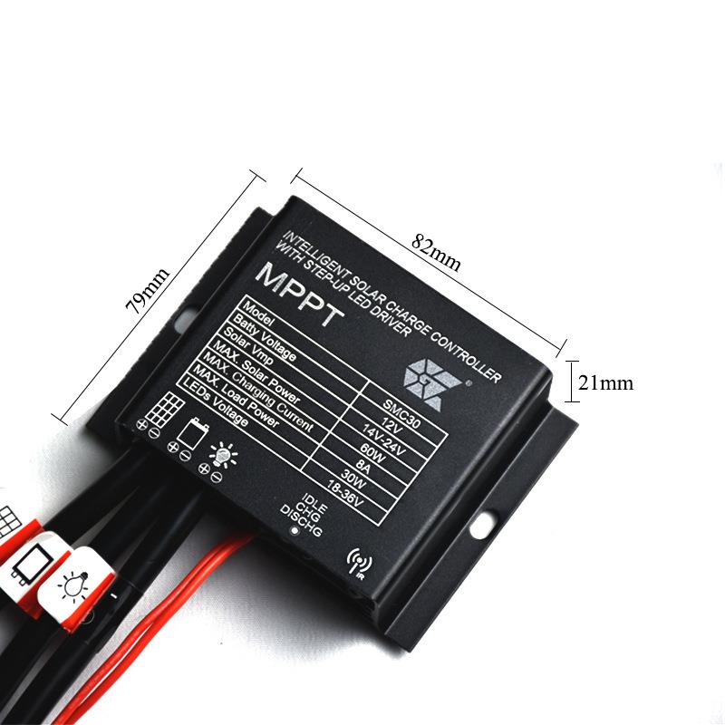 GZ-SMC0P带防水线MPT升压控制器12/24系统8AV充电/330W97845功率