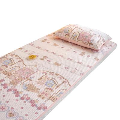 纯棉床盖件通学生宿单专用SED全棉夹棉榻榻米床单舍枕套三件套四