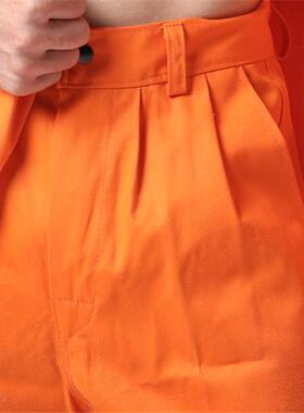 YBB友盟AP810-1橙红色防火阻燃工作裤透气、水轻便、可洗