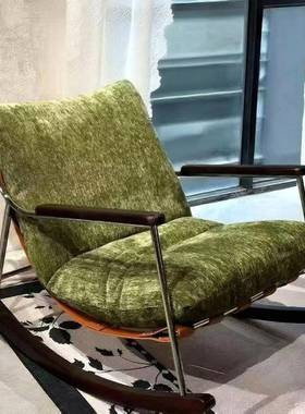 菲卡摇摇阳椅大人躺椅台家奢用单椅人休闲客厅轻逍遥椅86918懒人