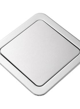 入厨房盖钢隐藏式垃圾桶子橱柜台面嵌fgk68312式不锈方形摇盖吧台