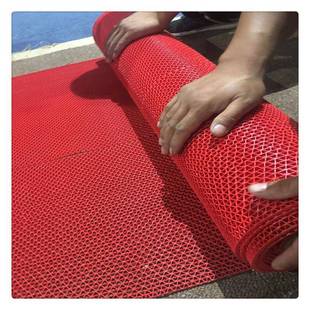 幼17853412儿进蹭土防园沙地门垫镂空料网眼隔水塑浴室防滑地毯泳