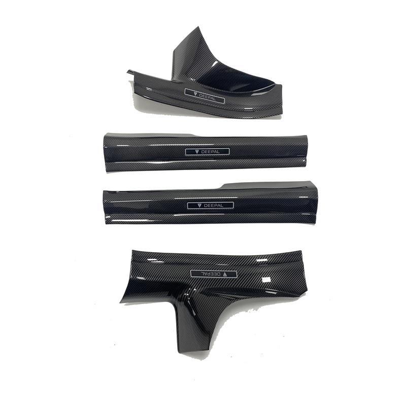 长安深蓝S7门槛条改装护专用纤维迎宾碳踏板后DXL板内门槛条