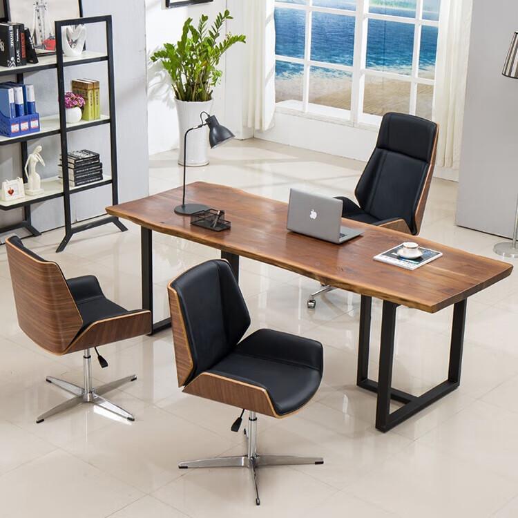 欢RHQ乐颂椅子办公椅家用书电脑椅现简代房公约会议椅职员办椅皮