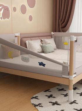 榉木婴儿床实木接加宽缝床边平接大床无拼床可降QMX护栏宝宝儿升