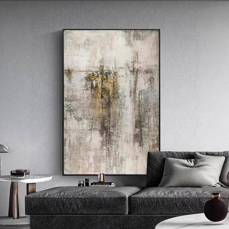 现代约简抽像客SF812830厅过玄关装饰画意式简艺术挂画肌极理走廊